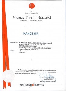 MARKA TESCİL BELGESİ