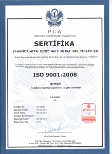 PCA ISO 9001-2008